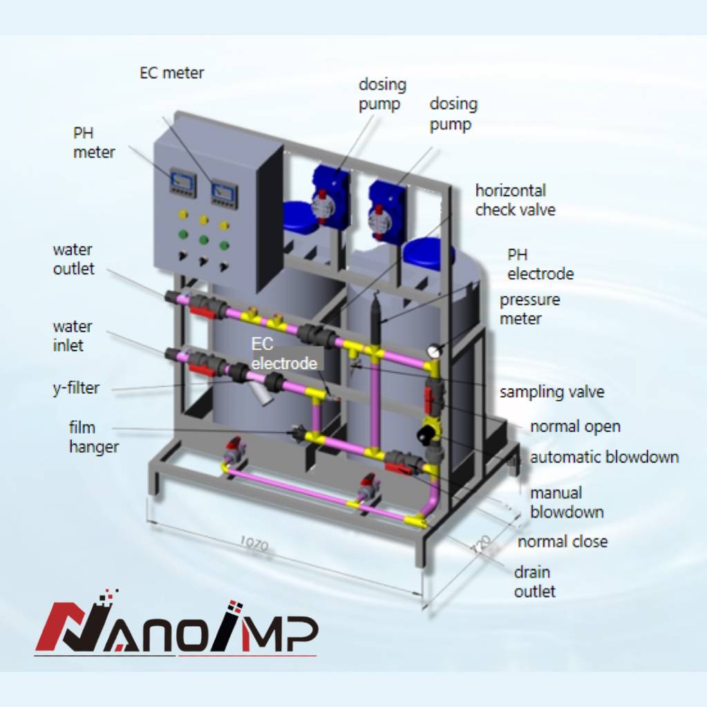 Customized Water Treatment Membrane Filtration Chemical Dosing System